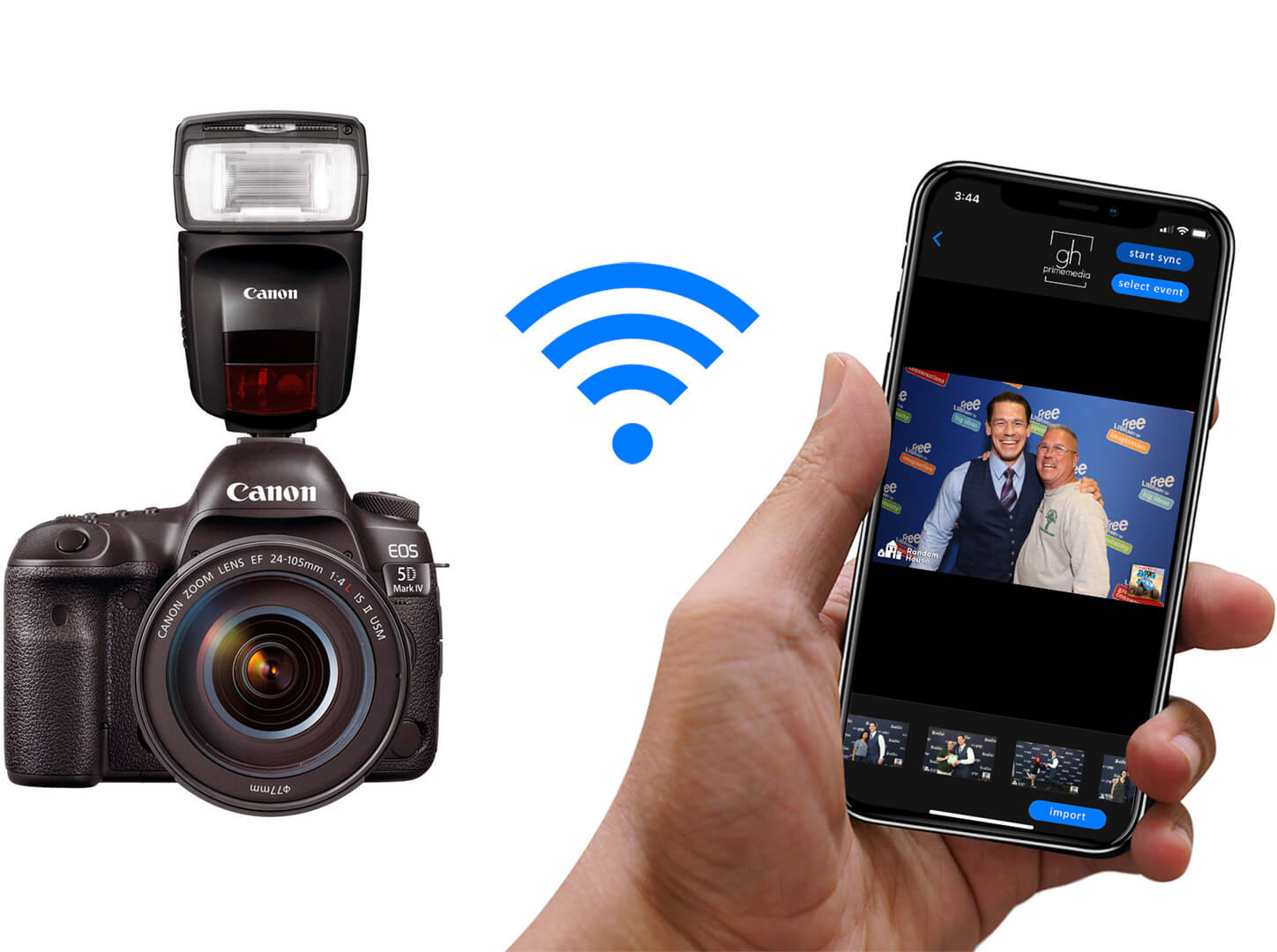 Wireless upload and easy retrieval with Prime Mobile